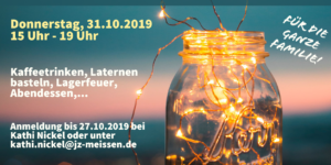 Flyer Lichterfest zum Reformationstag