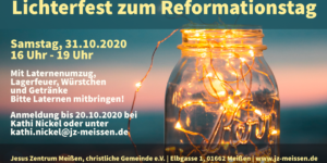 Flyer Lichterfest 2020