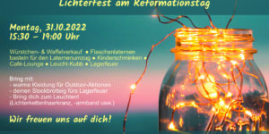 Lichterfest 2022 Flyer